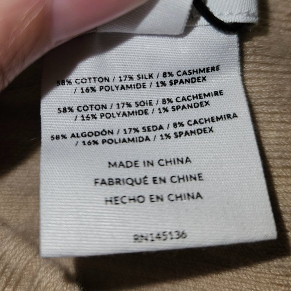 Naadam Asymmetrical Ribbed Knit Midi Skirt - Picture 3 of 5